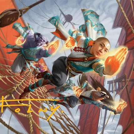 Aligned Heart Art Card (52/54) (Gold-Stamped Signature) [Tarkir: Dragonstorm Art Series]