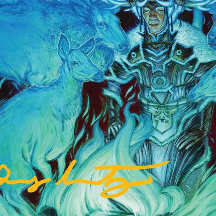 Unending Whisper Art Card (9/54) (Gold-Stamped Signature) [Tarkir: Dragonstorm Art Series]