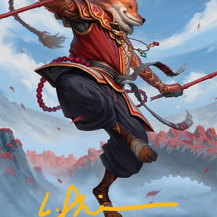Equilibrium Adept Art Card (16/54) (Gold-Stamped Signature) [Tarkir: Dragonstorm Art Series]