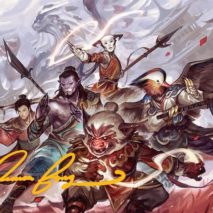 Will of the Jeskai Art Card (54/54) (Gold-Stamped Signature) [Tarkir: Dragonstorm Art Series]