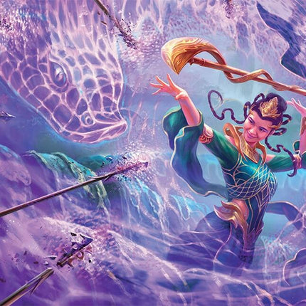 Snakeskin Veil Art Card (19/54) (Gold-Stamped Signature) [Tarkir: Dragonstorm Art Series]