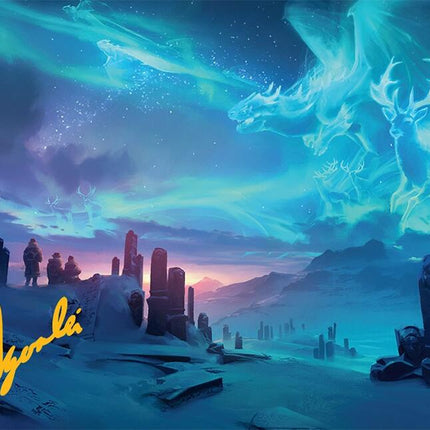 Auroral Procession Art Card (20/54) (Gold-Stamped Signature) [Tarkir: Dragonstorm Art Series]