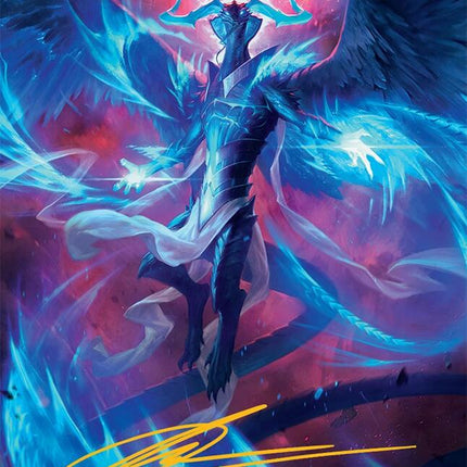 Ugin, Eye of the Storms Art Card (48/54) (Gold-Stamped Signature) [Tarkir: Dragonstorm Art Series]