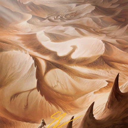 Plains Art Card (30/54) (Gold-Stamped Signature) [Tarkir: Dragonstorm Art Series]