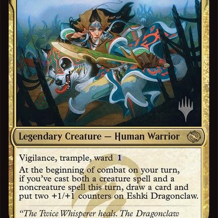 Eshki Dragonclaw (Promo Pack) [Tarkir: Dragonstorm Promos]