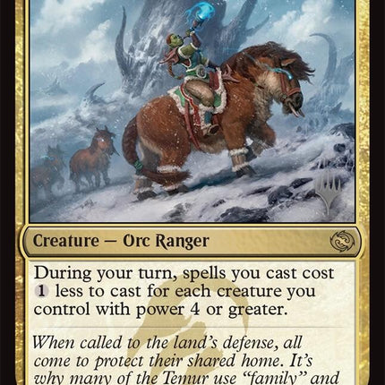 Temur Battlecrier (Promo Pack) [Tarkir: Dragonstorm Promos]