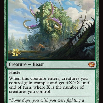Craterhoof Behemoth [Tarkir: Dragonstorm Prerelease Promos]