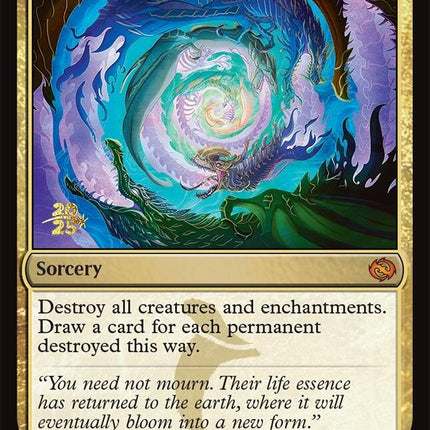 Death Begets Life [Tarkir: Dragonstorm Prerelease Promos]