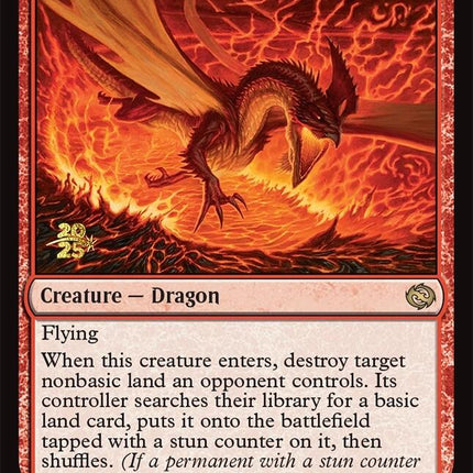 Magmatic Hellkite [Tarkir: Dragonstorm Prerelease Promos]
