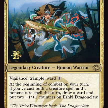 Eshki Dragonclaw [Tarkir: Dragonstorm Prerelease Promos]