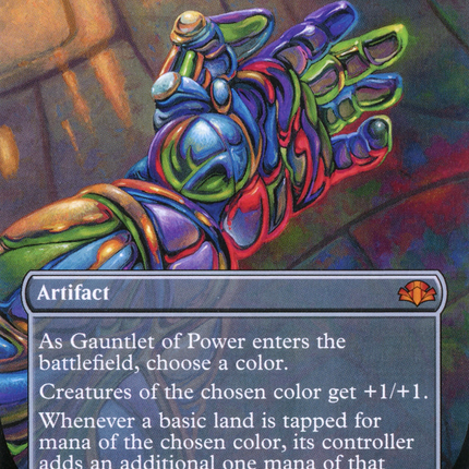 Gauntlet of Power (Borderless Alternate Art) [Dominaria Remastered]
