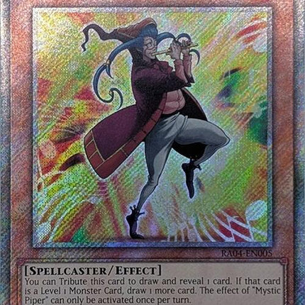 Mystic Piper [RA04-EN005] Platinum Secret Rare