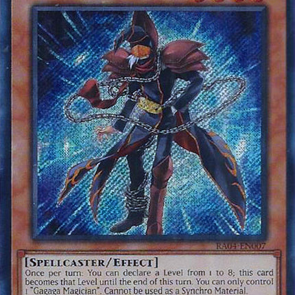 Gagaga Magician [RA04-EN007] Secret Rare