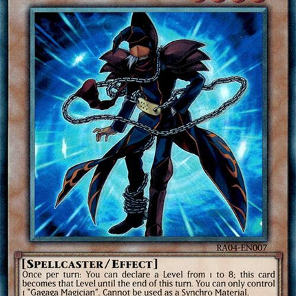 Gagaga Magician [RA04-EN007] Prismatic Ultimate Rare