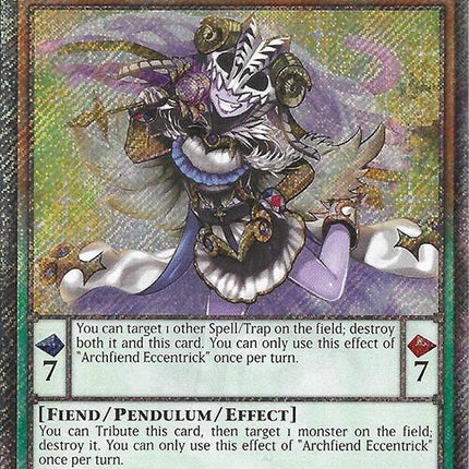 Archfiend Eccentrick [RA04-EN017] Platinum Secret Rare