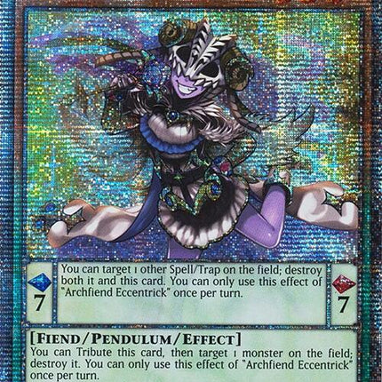 Archfiend Eccentrick [RA04-EN017] Quarter Century Secret Rare