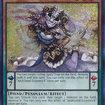 Archfiend Eccentrick [RA04-EN017] Secret Rare