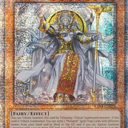 Ehther the Heavenly Monarch [RA04-EN018] Quarter Century Secret Rare