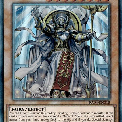 Ehther the Heavenly Monarch [RA04-EN018] Prismatic Ultimate Rare