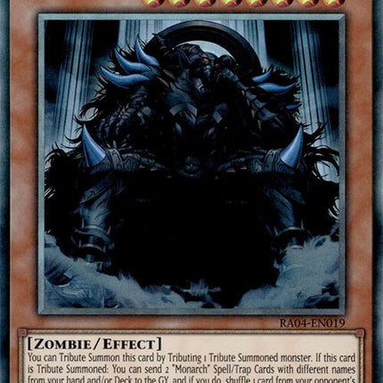 Erebus the Underworld Monarch [RA04-EN019] Prismatic Collector's Rare