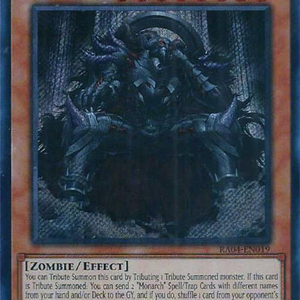 Erebus the Underworld Monarch [RA04-EN019] Secret Rare