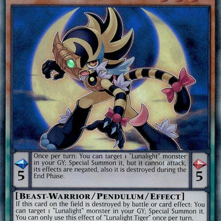 Lunalight Tiger [RA04-EN020] Prismatic Collector's Rare