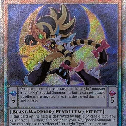 Lunalight Tiger [RA04-EN020] Platinum Secret Rare
