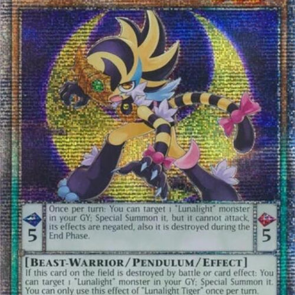 Lunalight Tiger [RA04-EN020] Quarter Century Secret Rare