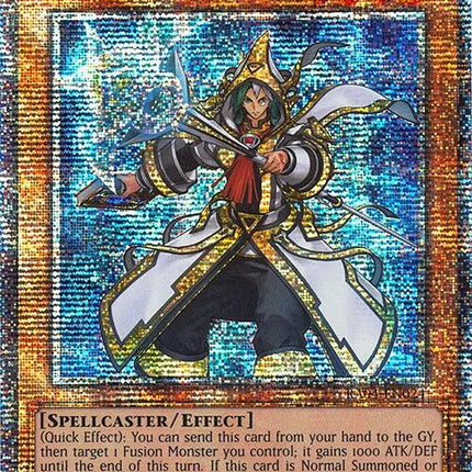 Aleister the Invoker (Alternate Art) [RA04-EN024] Quarter Century Secret Rare