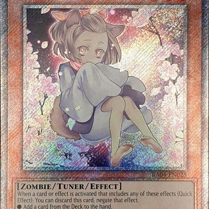 Ash Blossom & Joyous Spring (Alternate Art) [RA04-EN025] Platinum Secret Rare