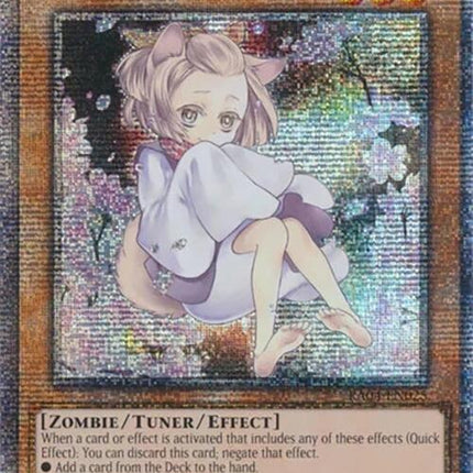 Ash Blossom & Joyous Spring (Alternate Art) [RA04-EN025] Quarter Century Secret Rare