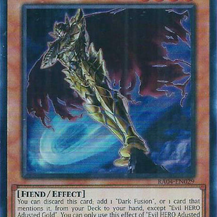 Evil HERO Adusted Gold [RA04-EN029] Ultra Rare