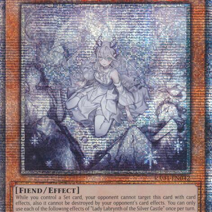 Lady Labrynth of the Silver Castle (New Art) [RA04-EN042] Quarter Century Secret Rare