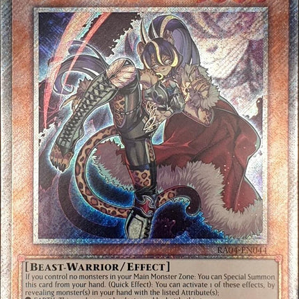 Vanquish Soul Pantera [RA04-EN044] Platinum Secret Rare