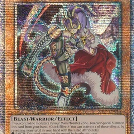 Vanquish Soul Pantera [RA04-EN044] Quarter Century Secret Rare