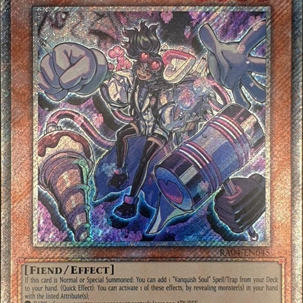 Vanquish Soul Dr. Mad Love [RA04-EN045] Platinum Secret Rare