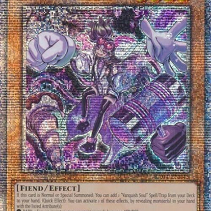 Vanquish Soul Dr. Mad Love [RA04-EN045] Quarter Century Secret Rare