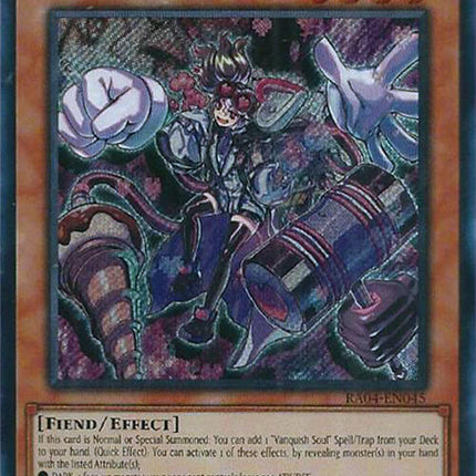Vanquish Soul Dr. Mad Love [RA04-EN045] Secret Rare