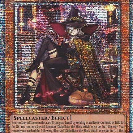 Diabellstar the Black Witch (New Art) [RA04-EN047] Quarter Century Secret Rare