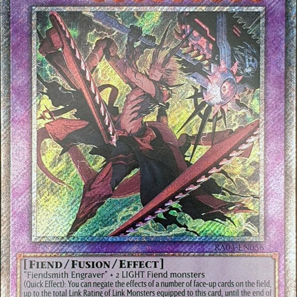 Fiendsmith's Desirae [RA04-EN056] Platinum Secret Rare