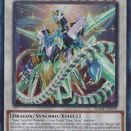 Crystal Clear Wing Synchro Dragon [RA04-EN059] Super Rare
