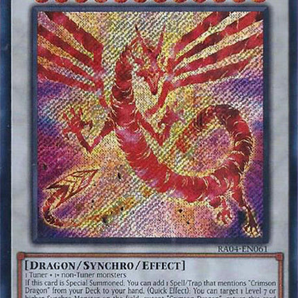 Crimson Dragon (card) [RA04-EN061] Secret Rare