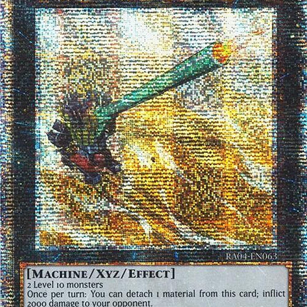 Superdreadnought Rail Cannon Gustav Max [RA04-EN063] Quarter Century Secret Rare