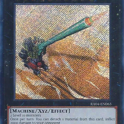 Superdreadnought Rail Cannon Gustav Max [RA04-EN063] Secret Rare