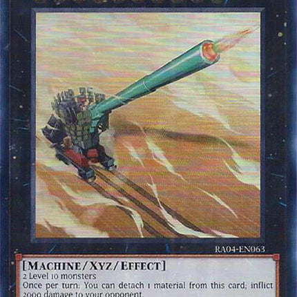 Superdreadnought Rail Cannon Gustav Max [RA04-EN063] Ultra Rare