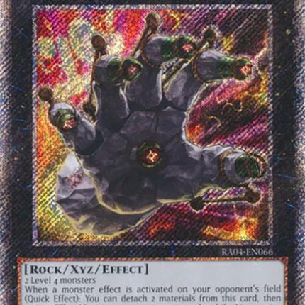 Number 106: Giant Hand [RA04-EN066] Platinum Secret Rare