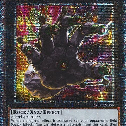 Number 106: Giant Hand [RA04-EN066] Quarter Century Secret Rare