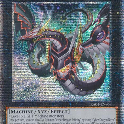 Cyber Dragon Infinity (Alternate Art) [RA04-EN068] Quarter Century Secret Rare