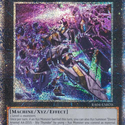 Divine Arsenal AA-ZEUS - Sky Thunder (New Art) [RA04-EN070] Quarter Century Secret Rare