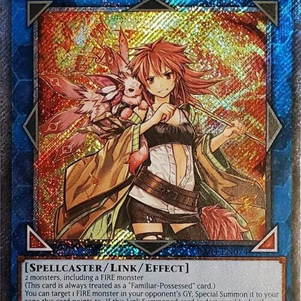 Hiita the Fire Charmer, Ablaze [RA04-EN074] Platinum Secret Rare